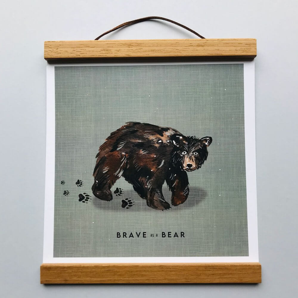 brave-as-a-bear-art-print