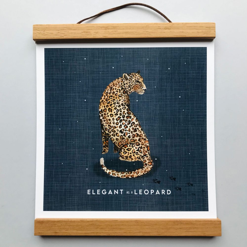 elegant-as-a-leopard-art-print