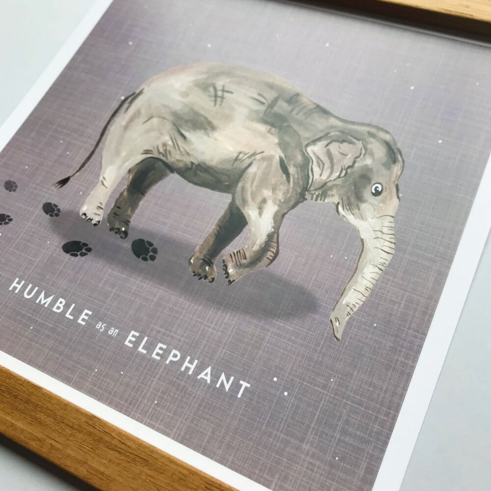 humble-elephant-art-print