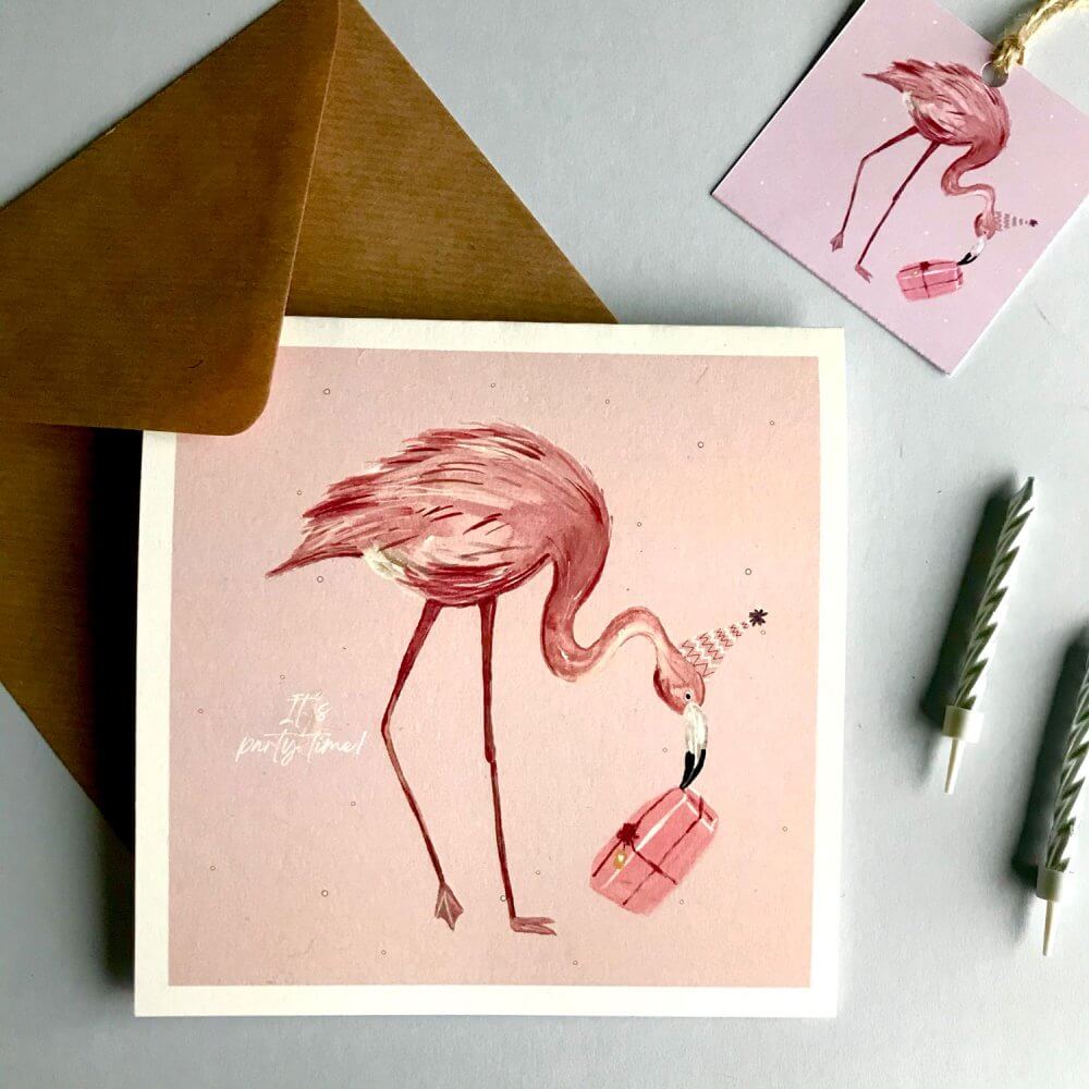 party-animal-flamingo-card