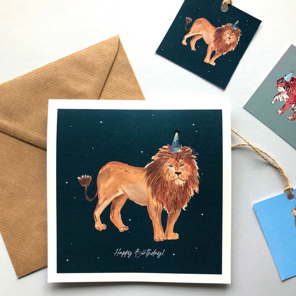 party-animal-lion-card