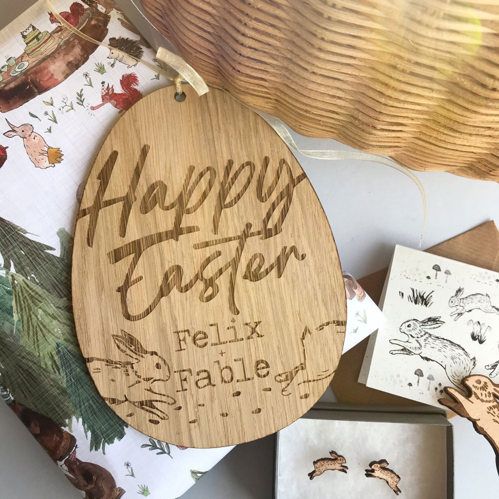 happy-easter-wood-egg-custom