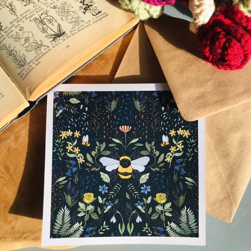 flora-bee-card
