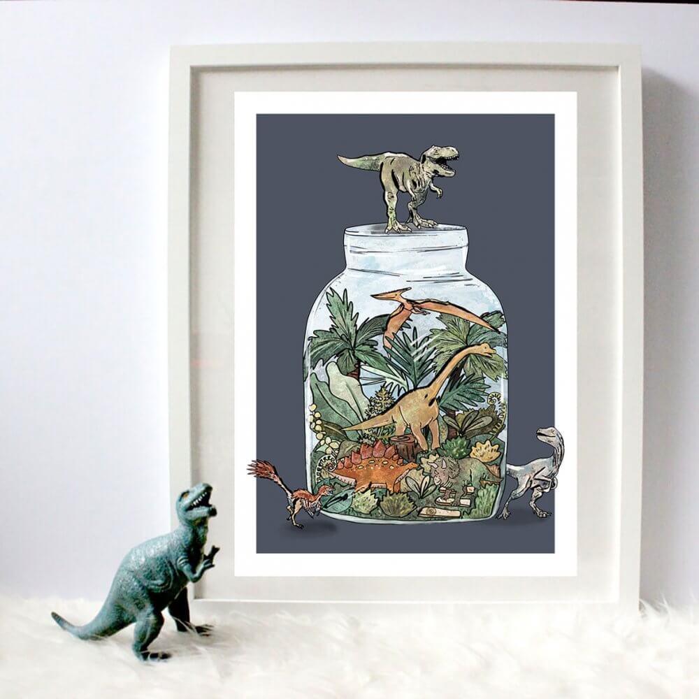 frame-jar-dinosaur-print