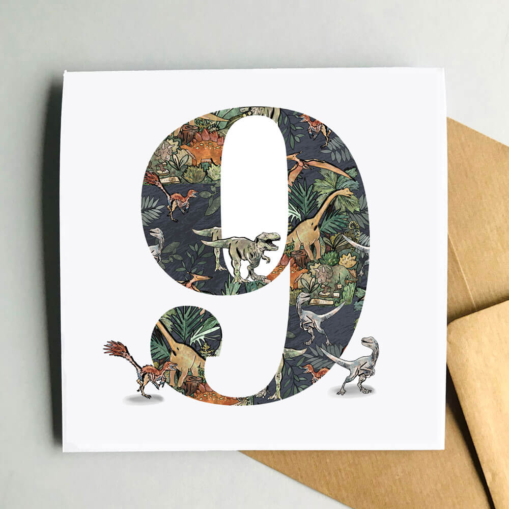 dinosaur-9-number-birthday-card