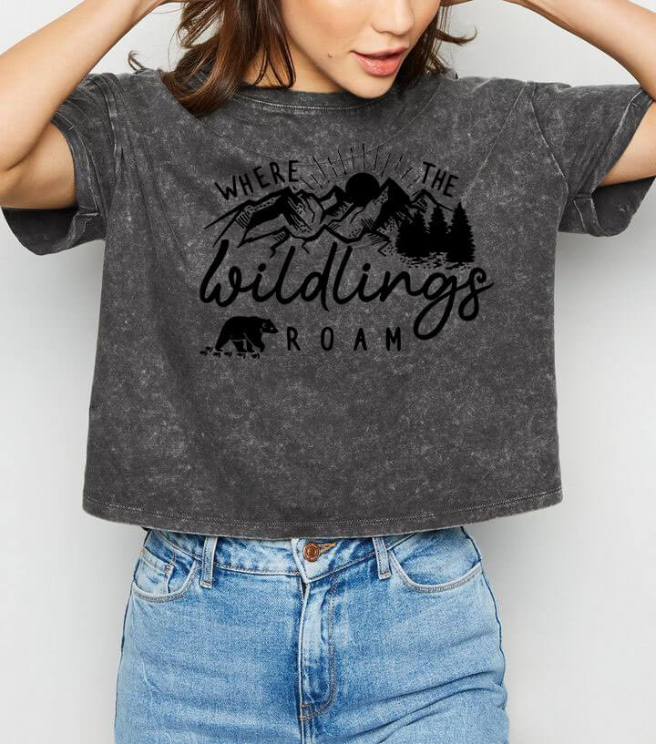 where-wildlings-roam-cropped-tshirt-dark-grey-acid-wash-crop-t-shirt