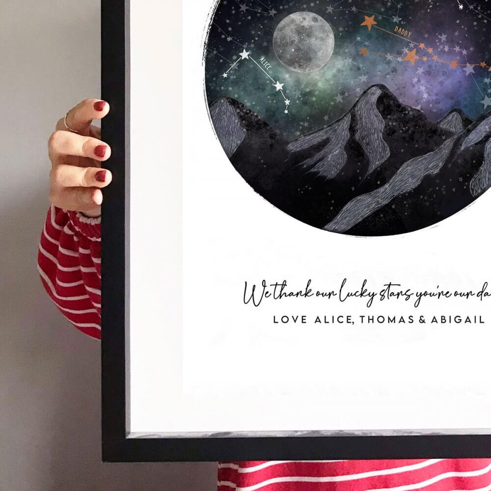 we-thank-our-lucky-stars-you're-our-daddy-art-print