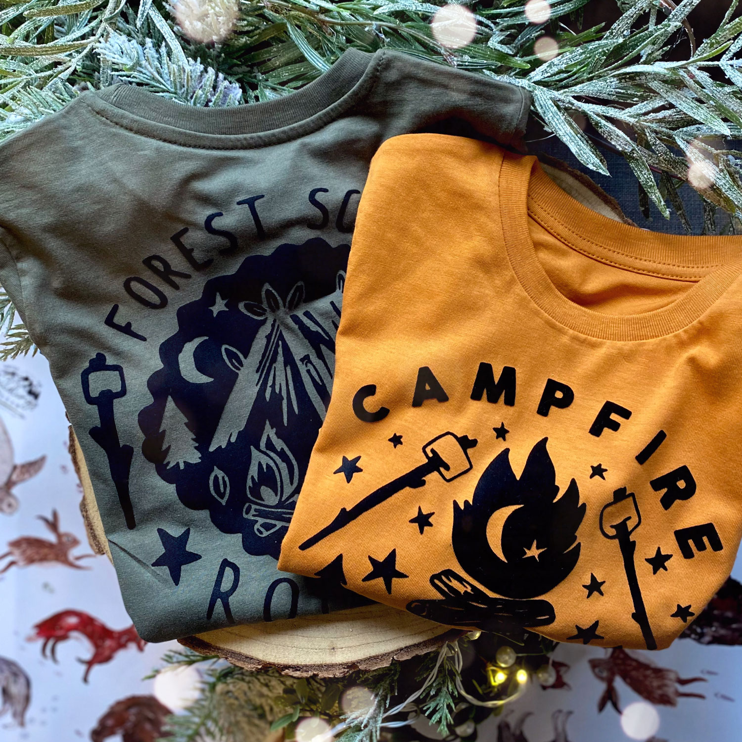 forest-school-tshirt,-campfire-tshirt