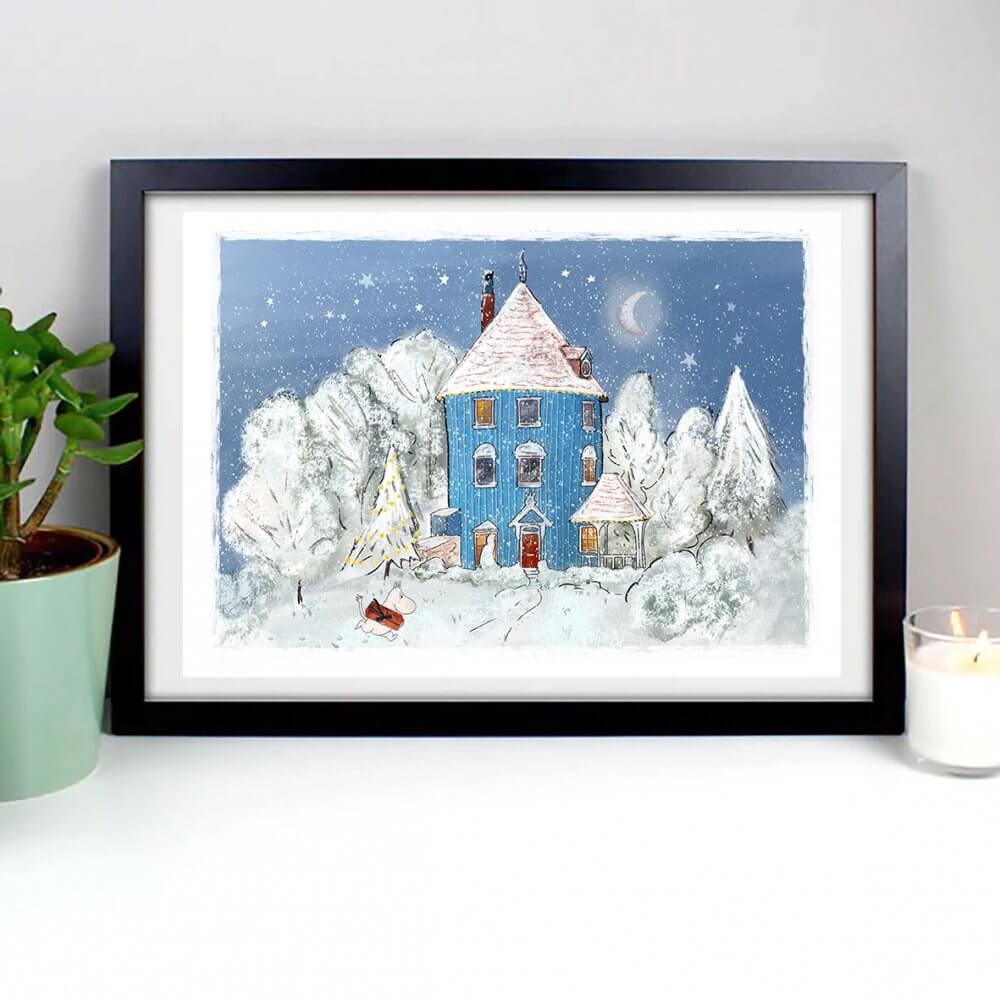 moomin-christmas-house-art-frame