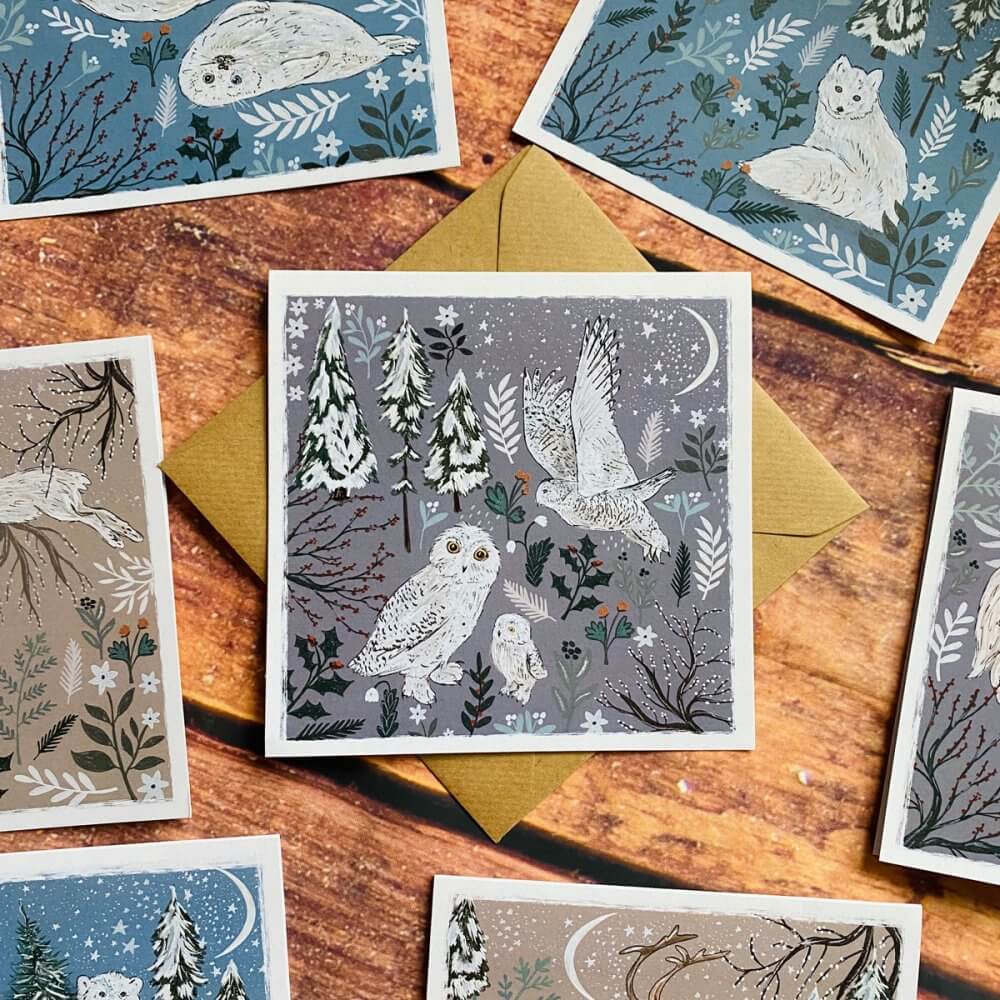 scandi-snowy-owl-card