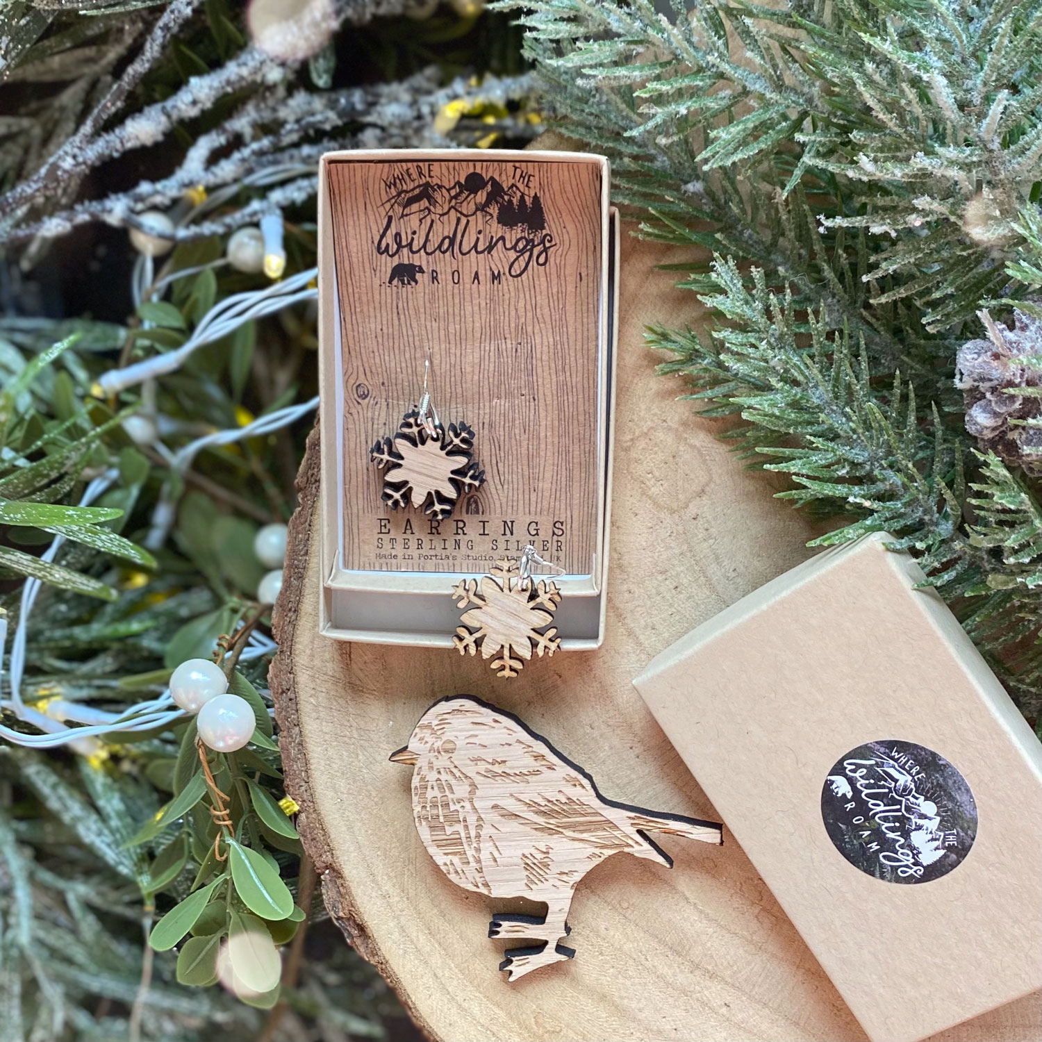 wooden-snowflake-earrings