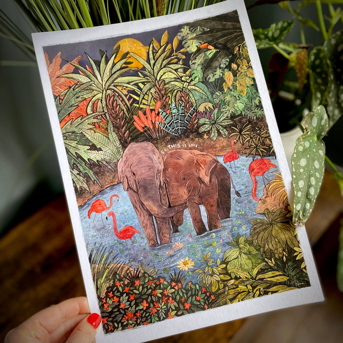 elephant-so-this-is-love-art-print