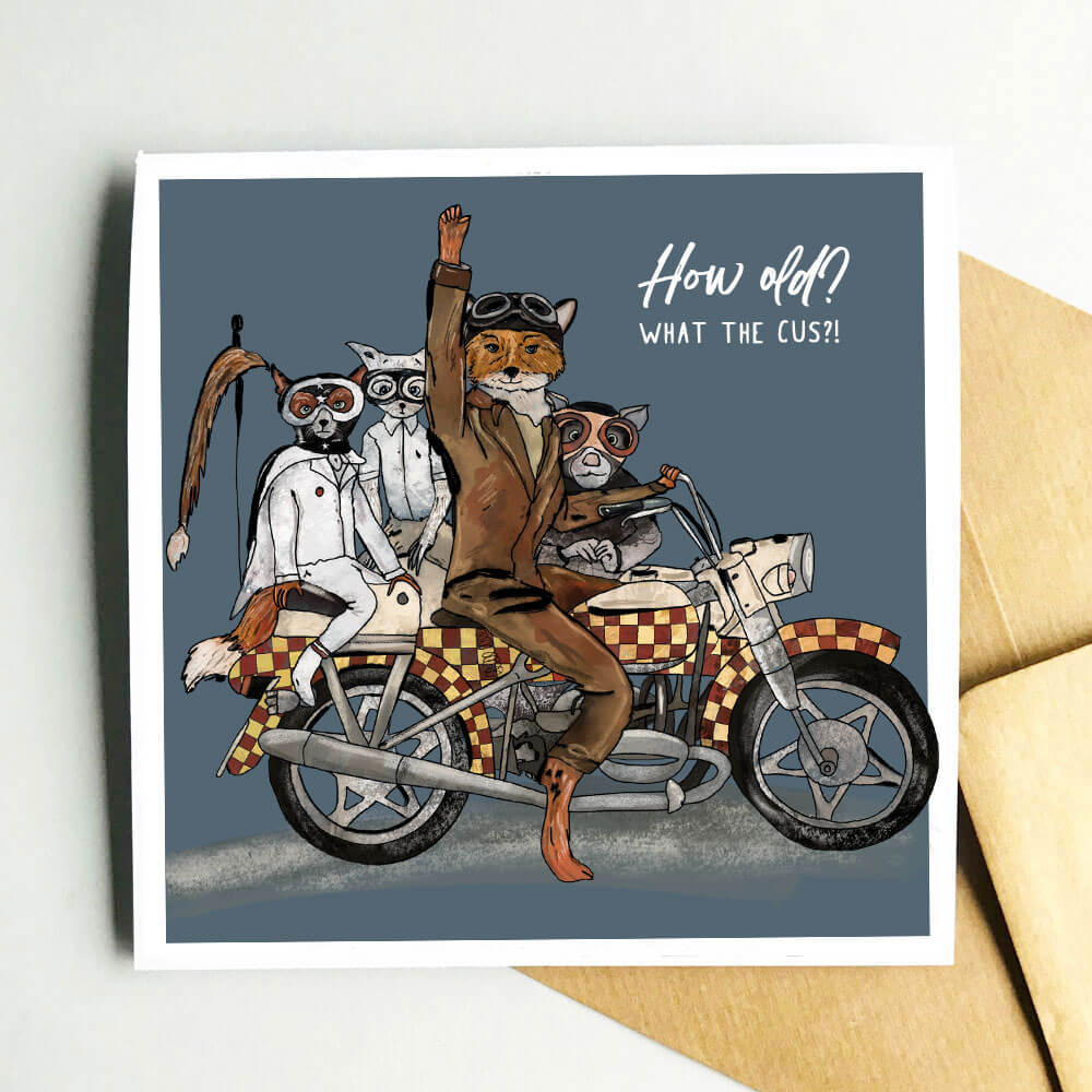 fox-motorbike-card-custom