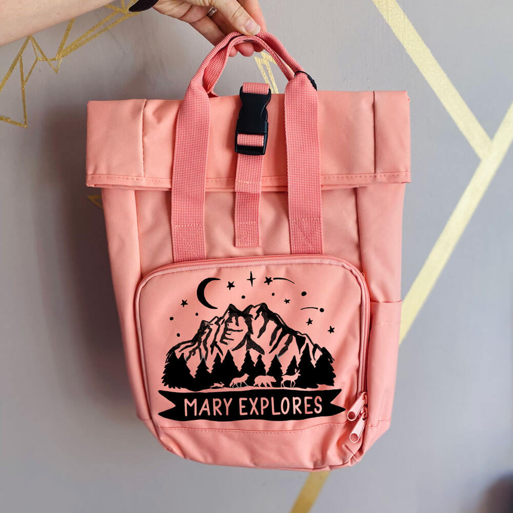 personalised-pink-backpack